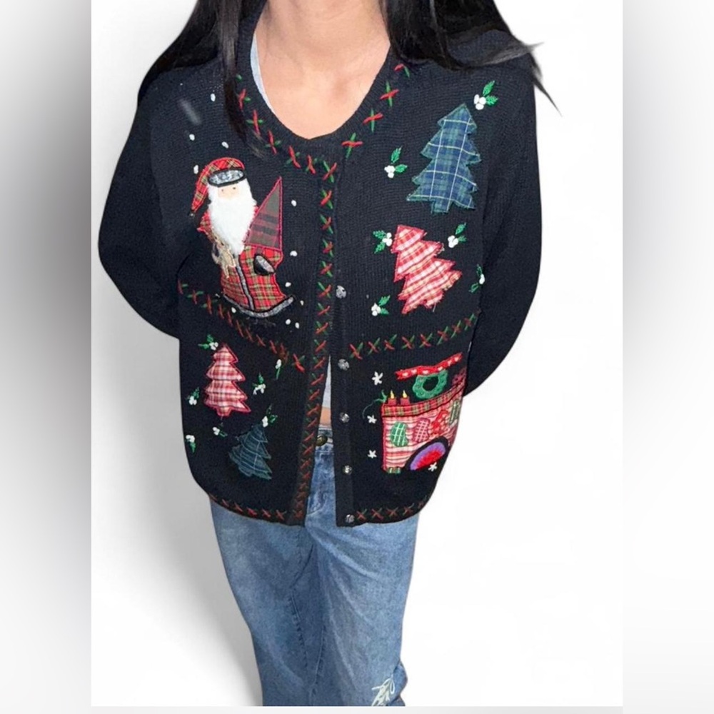 All Points Cardigan Christmas Sweater.